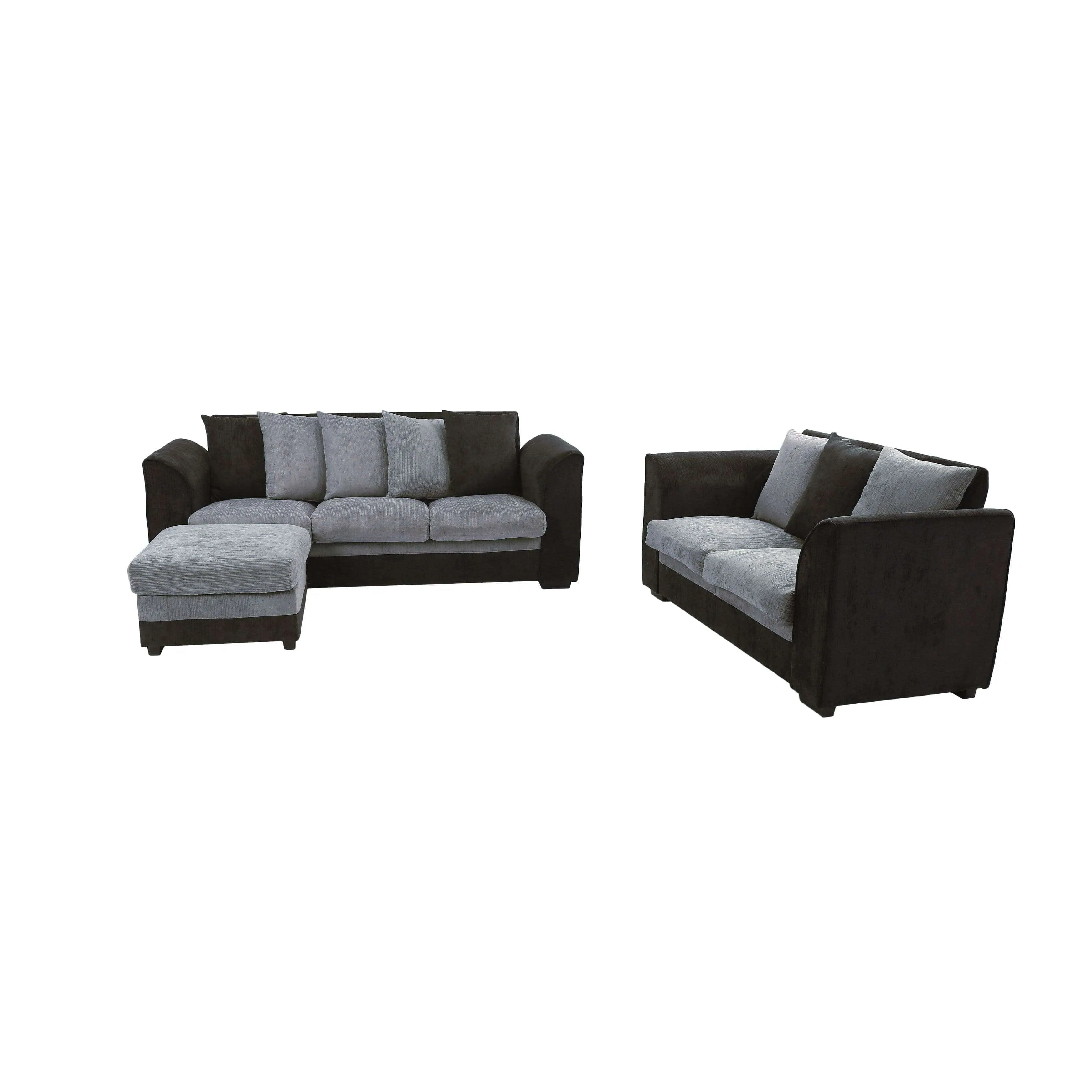 3 pcs Living room set by TFC&H Co.（Sofa Loveseat Ottoman）- Ships from The US