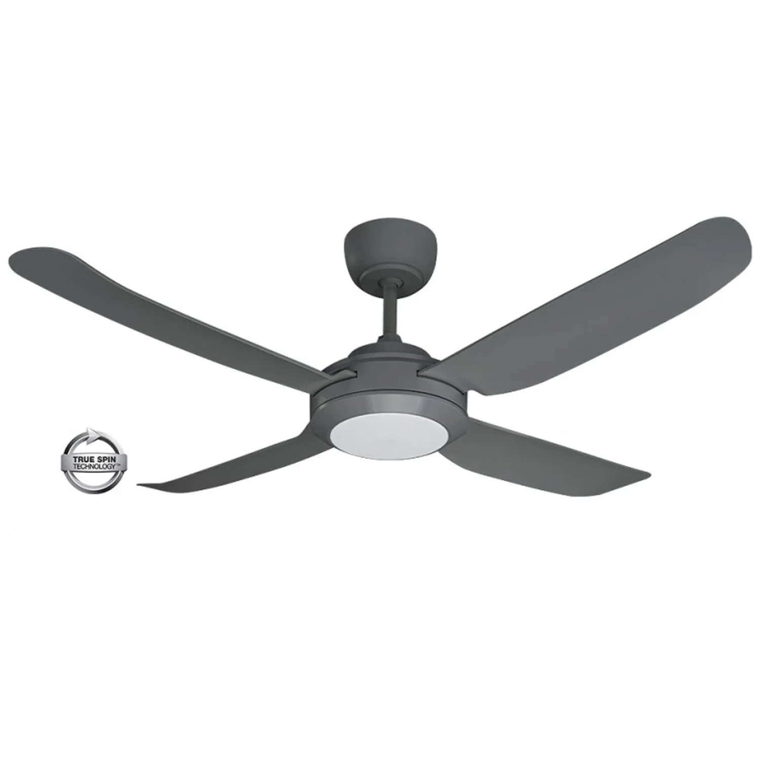 48" Spinika II AC Ceiling Fan Black, Titanium, White with Light SPIN1204XX-L Ventair