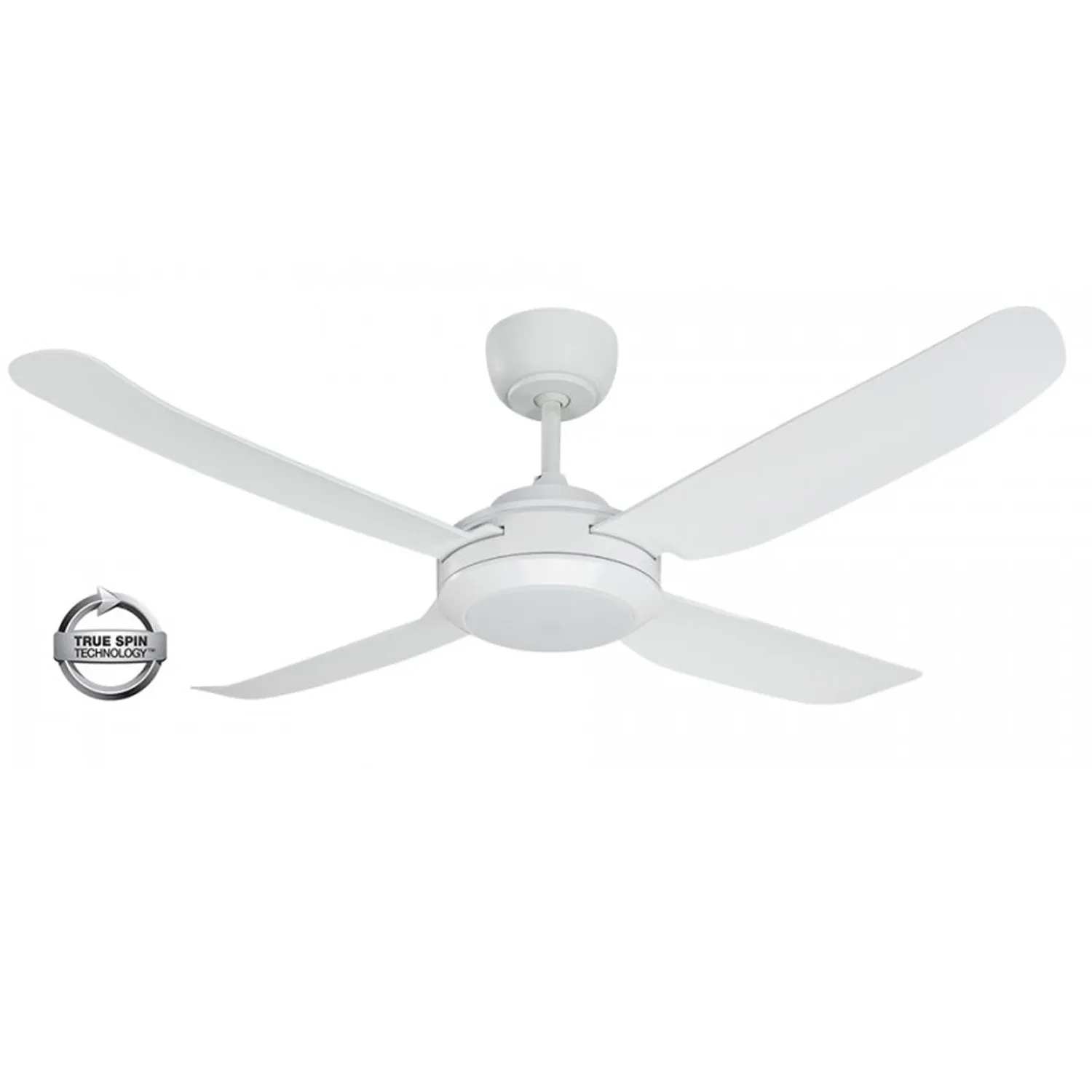 48" Spinika II AC Ceiling Fan Black, Titanium, White with Light SPIN1204XX-L Ventair