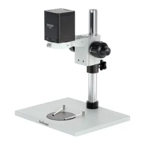 AmScope AF Series 1080p Auto-Focus Video Inspection Microscope with Motorized Zoom   Table Stand