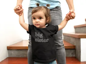 Big Sister T-Shirt Black Stripe