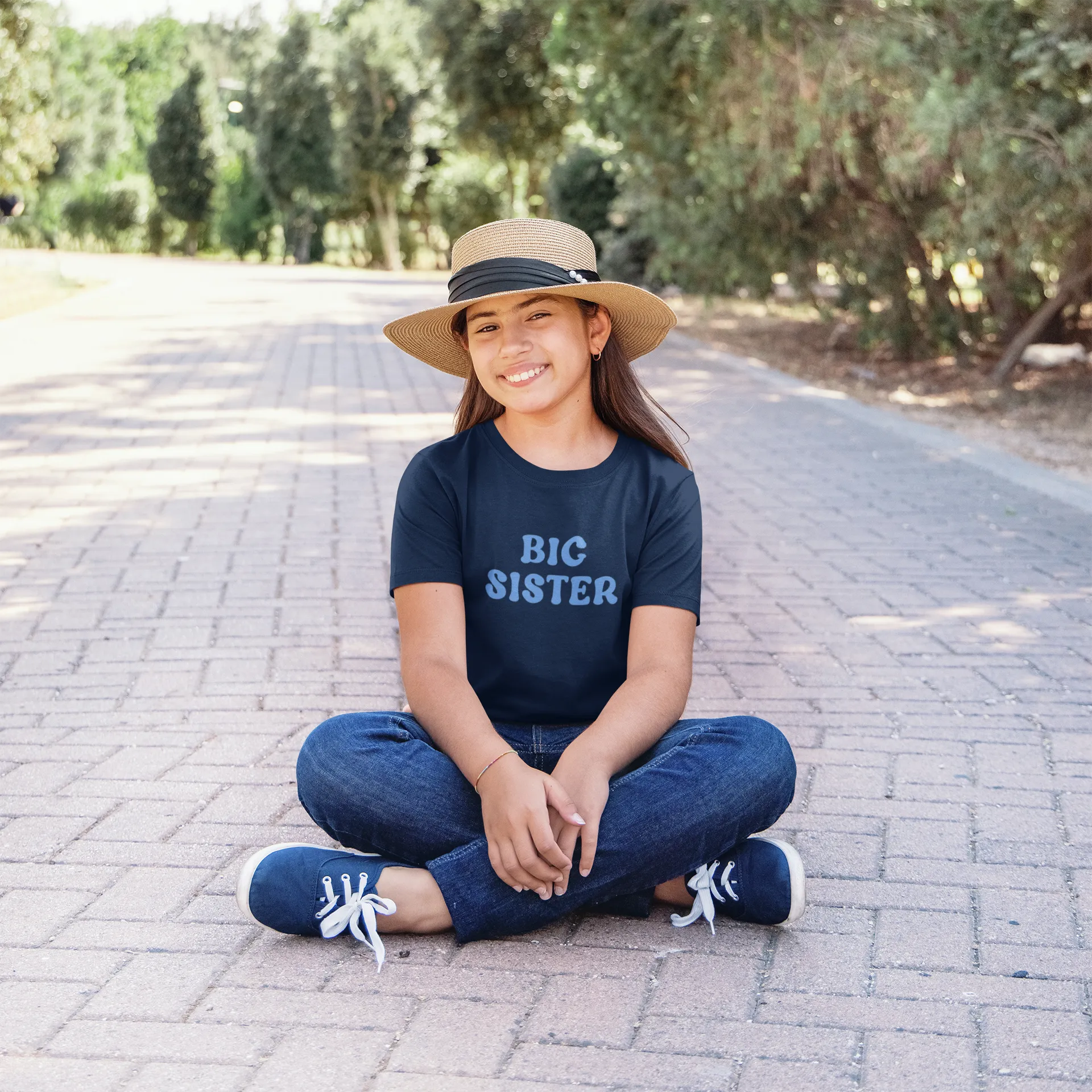 Big Sister T-Shirt Sky Blue