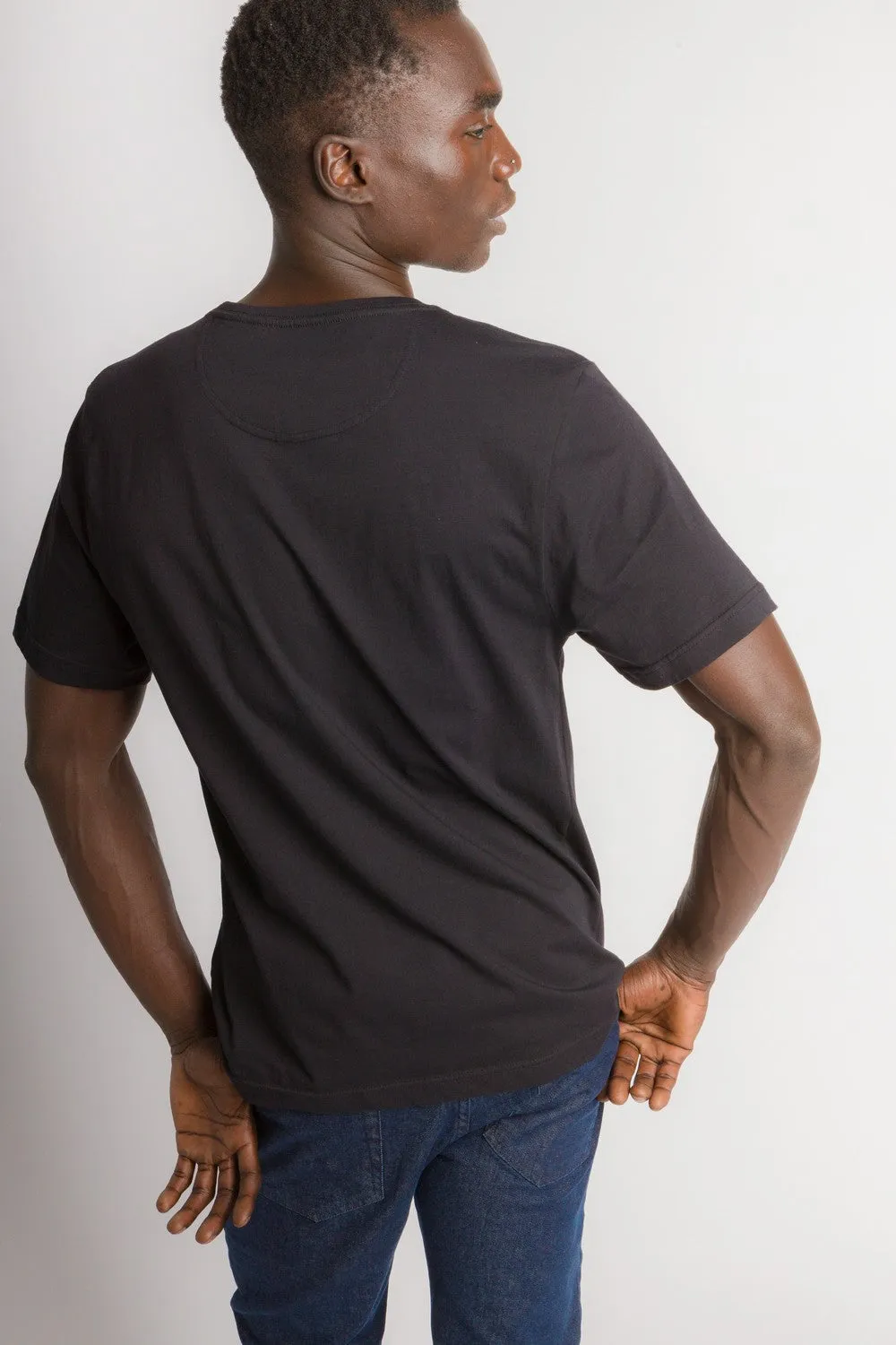 Bradley Unbranded | Men's Anti-Stain Logo-less Crew Neck Pocket Tee