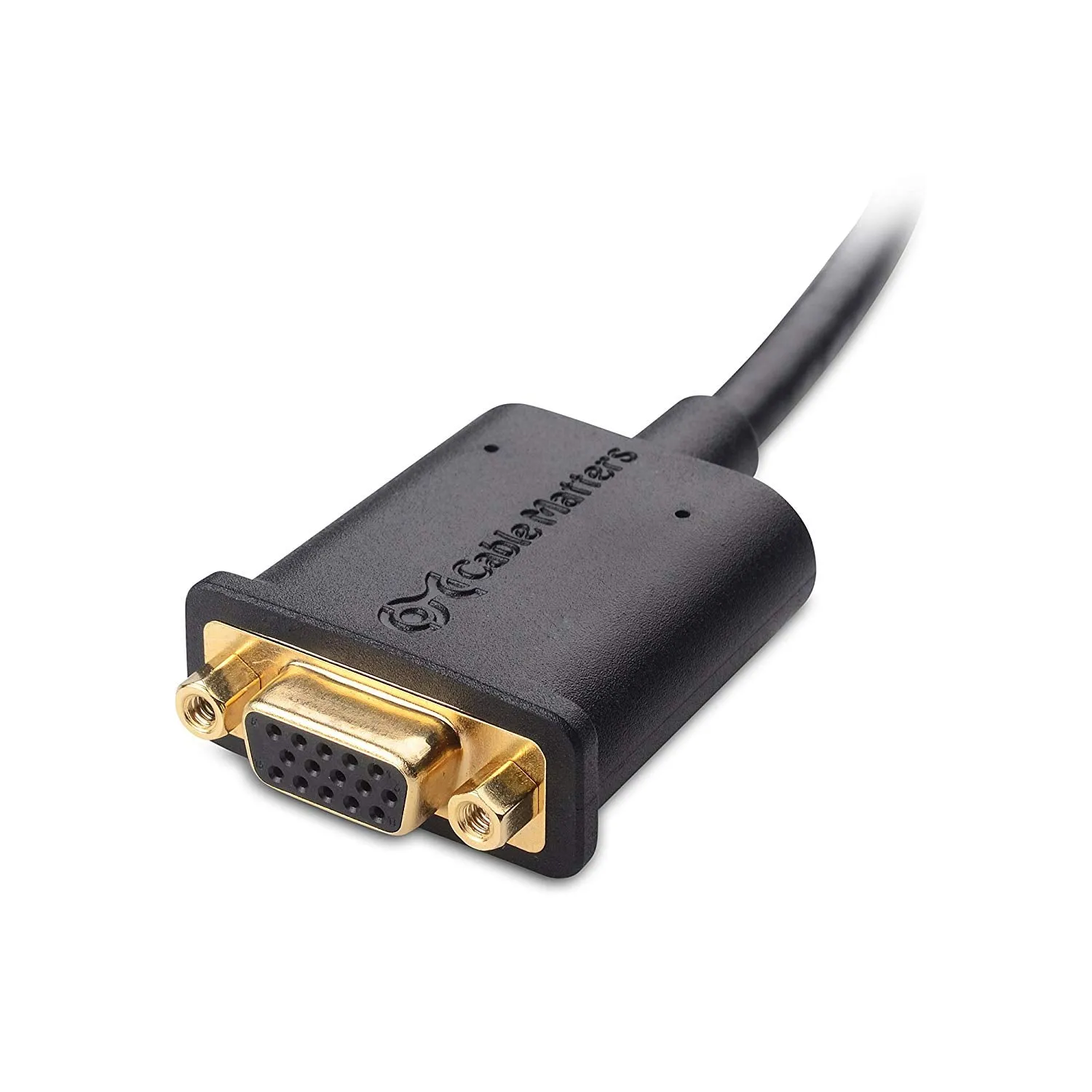 Cable Matters DISPLAYPORT to VGA Adapter - Black