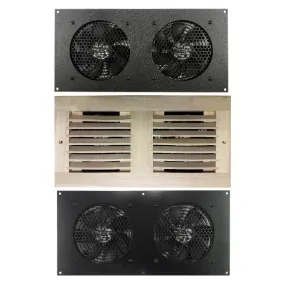 Coolerguys Dual 120mm Fan Cooling Kit with Programmable Thermal Controller