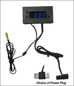 Coolerguys Thermal Monitor with Digital LED Display