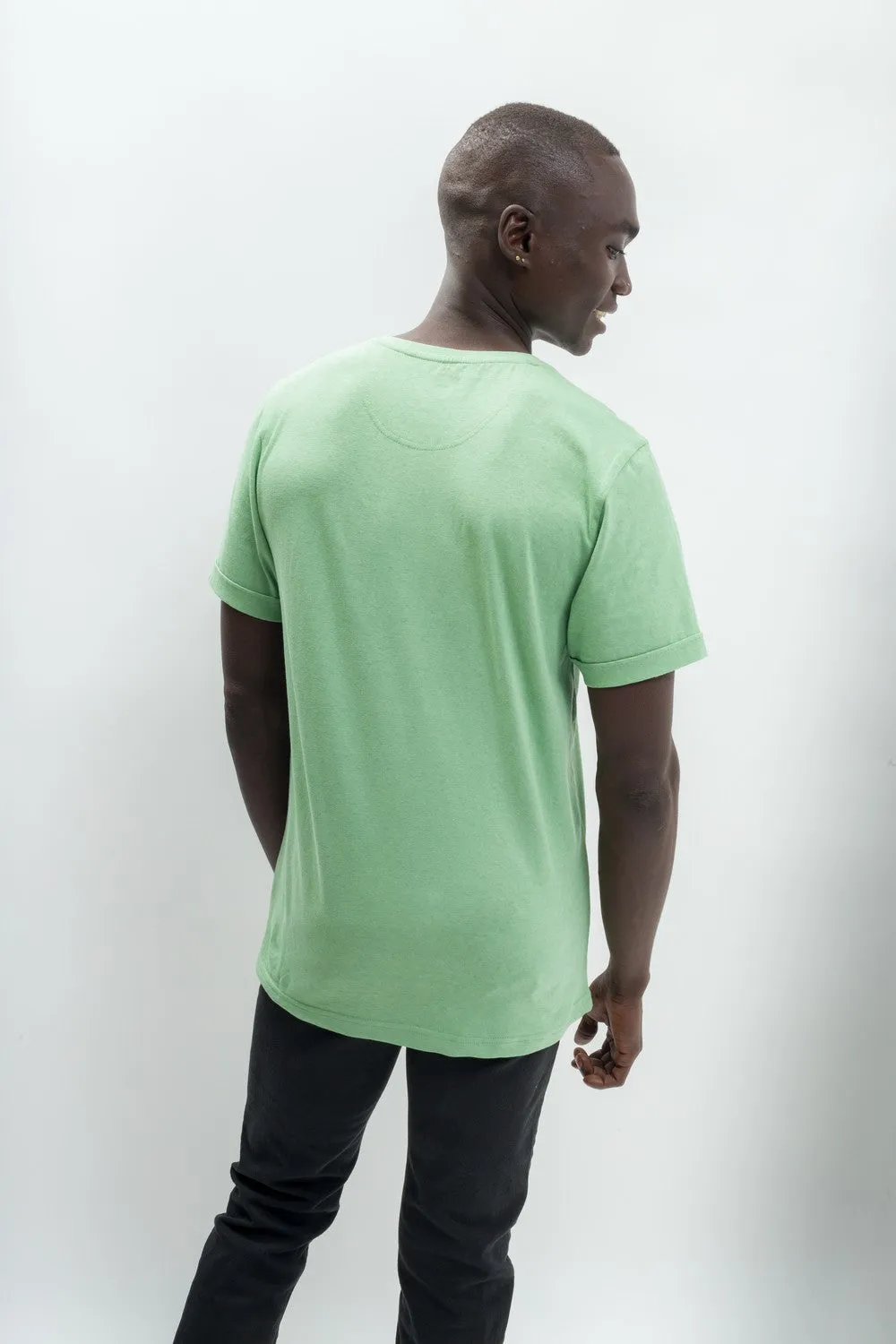 Departure | Men's Anti-Stain Linen Cotton Blend Henley Top