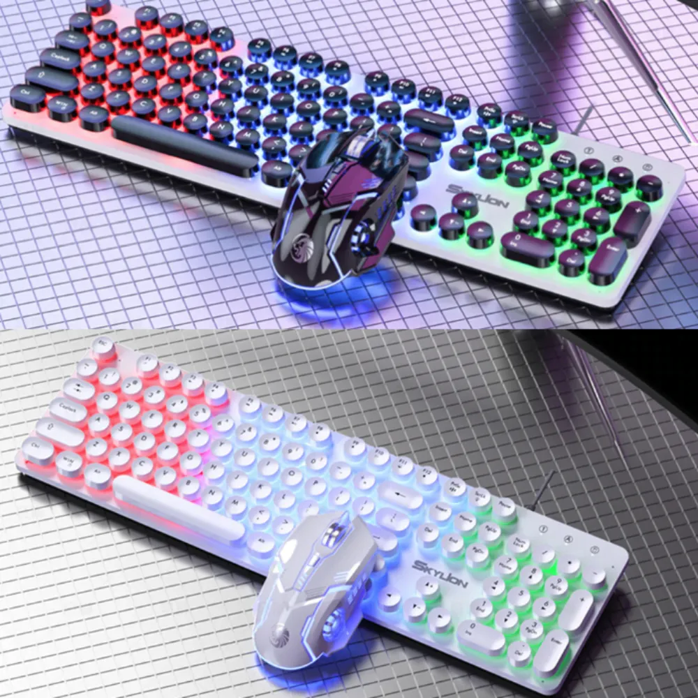 Dragon  BX9 LED Backlight Gaming USB Wired Keyboard Mouse Set