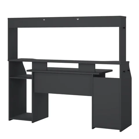 Function Plus Gaming Desk with 1 Door   1 Drawer