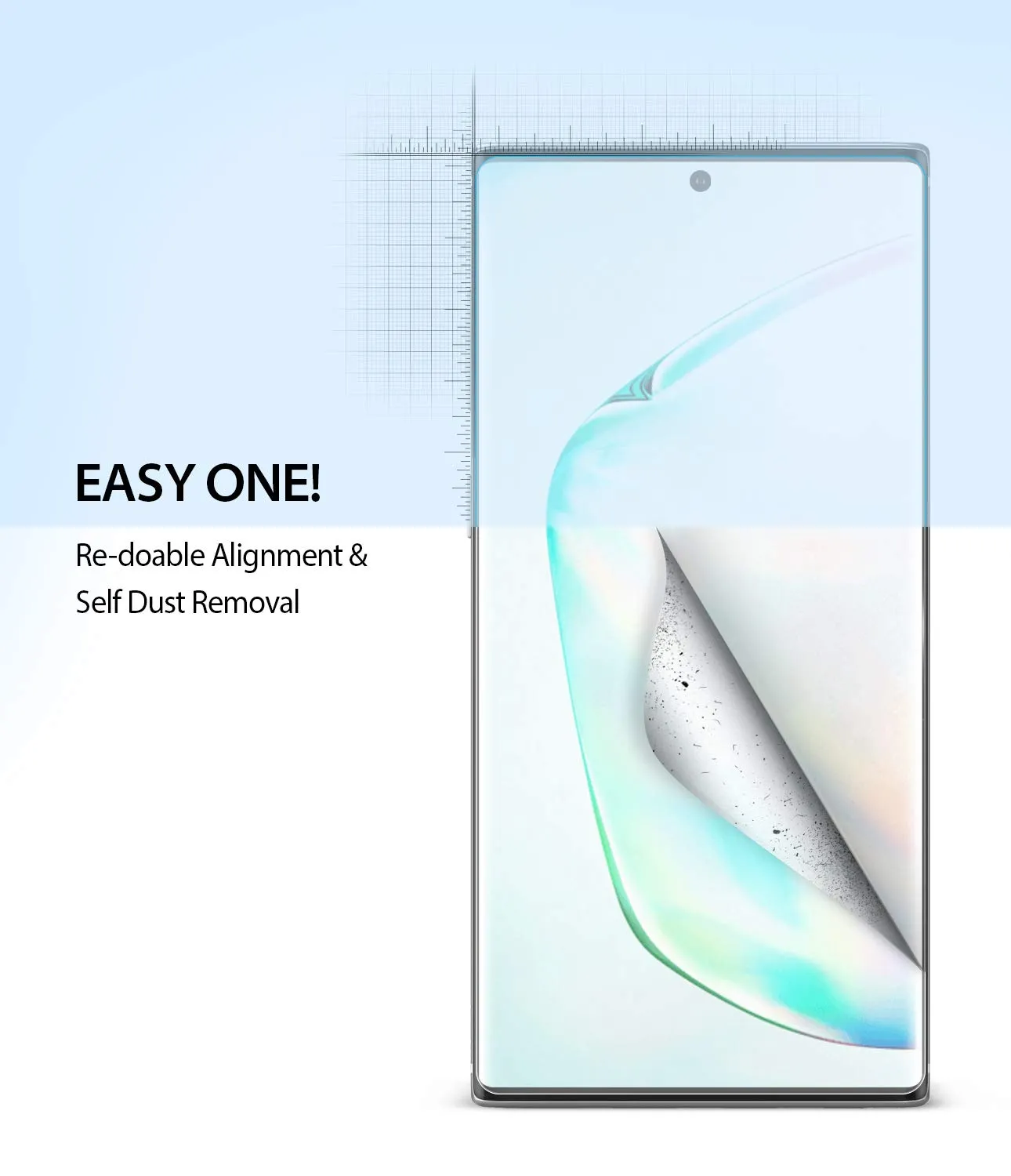 Galaxy Note 10 Plus Screen Protector Film  DUAL EASY FULL - 2 Pack