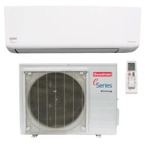 Goodman® e-Series Mini Split 18,000 BTU 18 SEER Single Zone Ductless Air Conditioner and Heat Pump - 208/230V