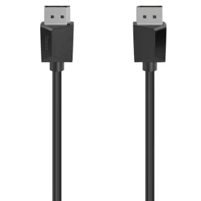 Hama 1.5M DP 1.2 4K Ultra-HD Display Port Cable - Black | 444684