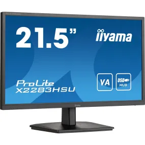 iiyama ProLite X2283HSU-B1 21.5" VA Monitor with Fixed Stand