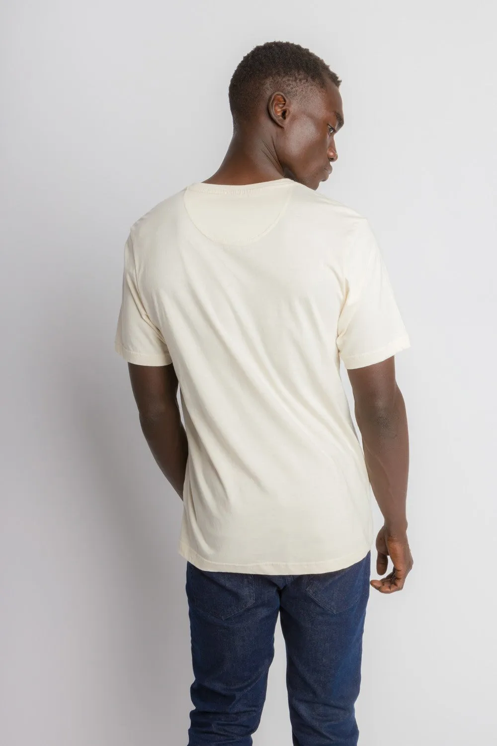 Jamison Unbranded | Men's Anti-Stain Logo-less V-neck Tee