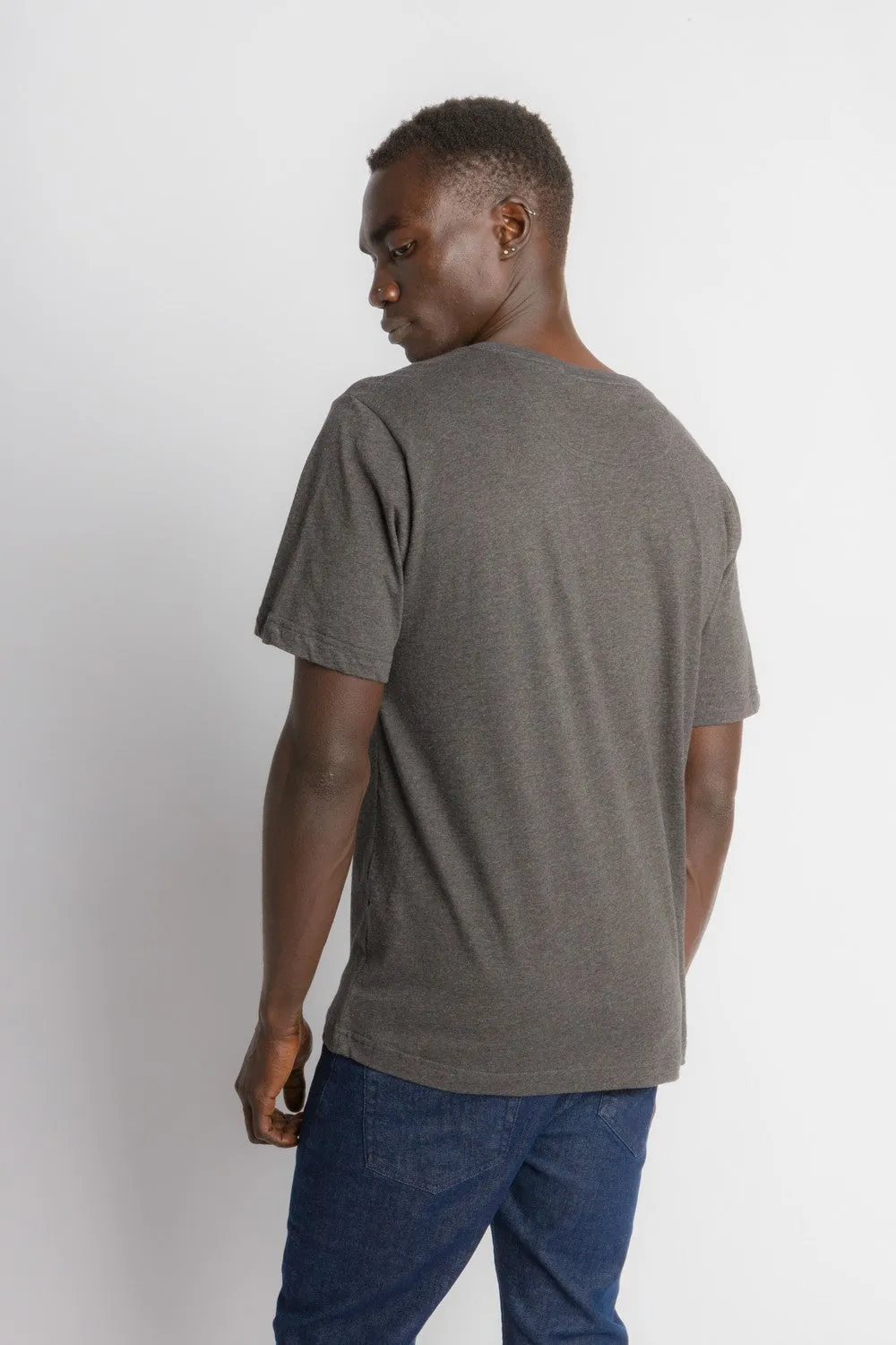 Jamison Unbranded | Men's Anti-Stain Logo-less V-neck Tee