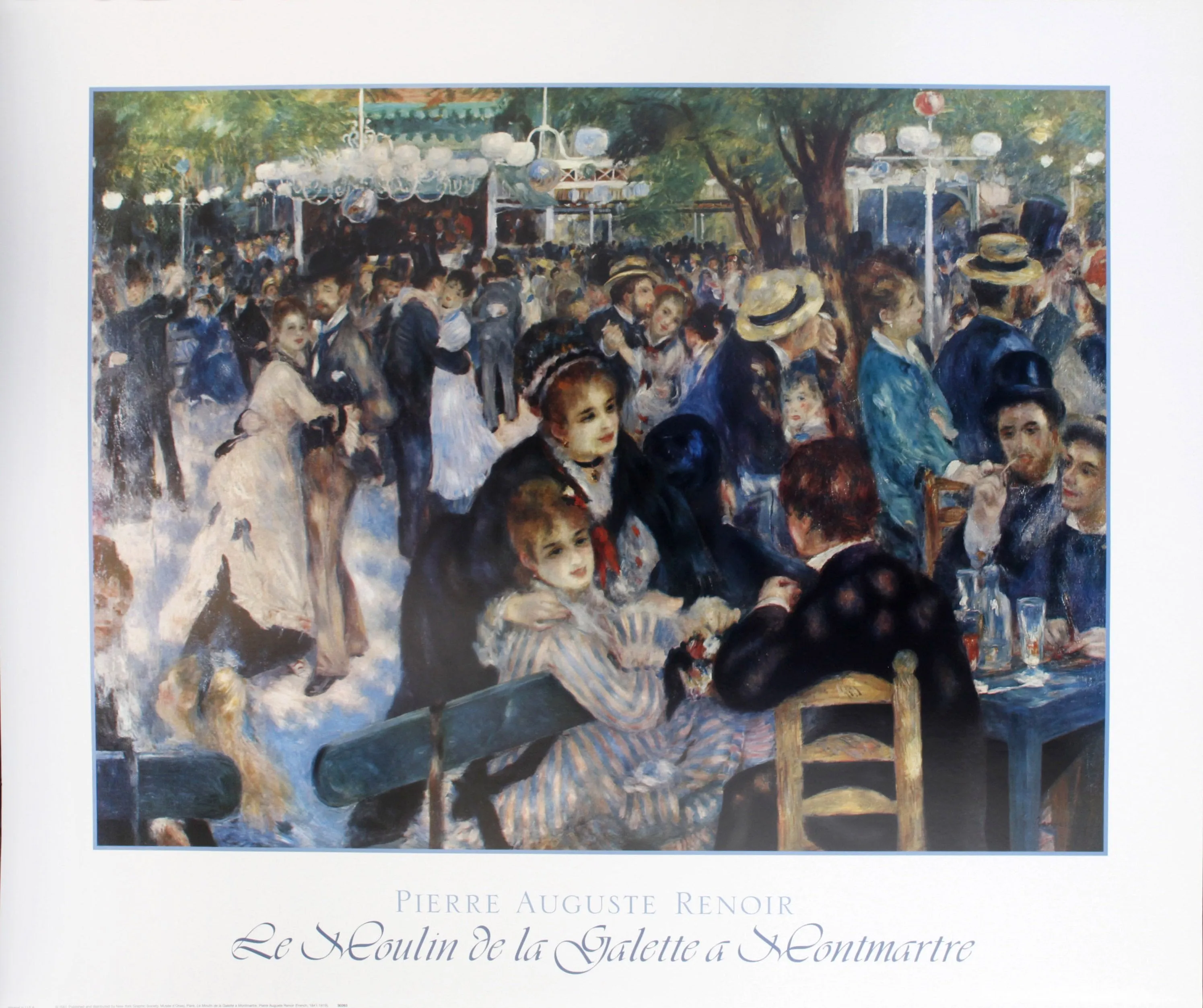 Le Moulin de la Galette a Montmartre by Pierre-Auguste Renoir