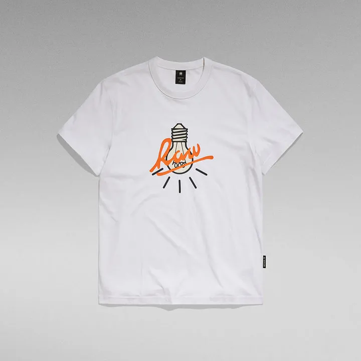 Light Bulb T-Shirt (White) - GD23905336110