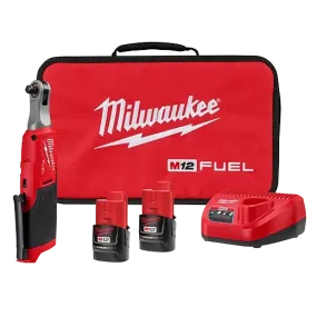 Milwaukee 2567-22 M12 FUEL™ 3/8" High Speed Ratchet Kit