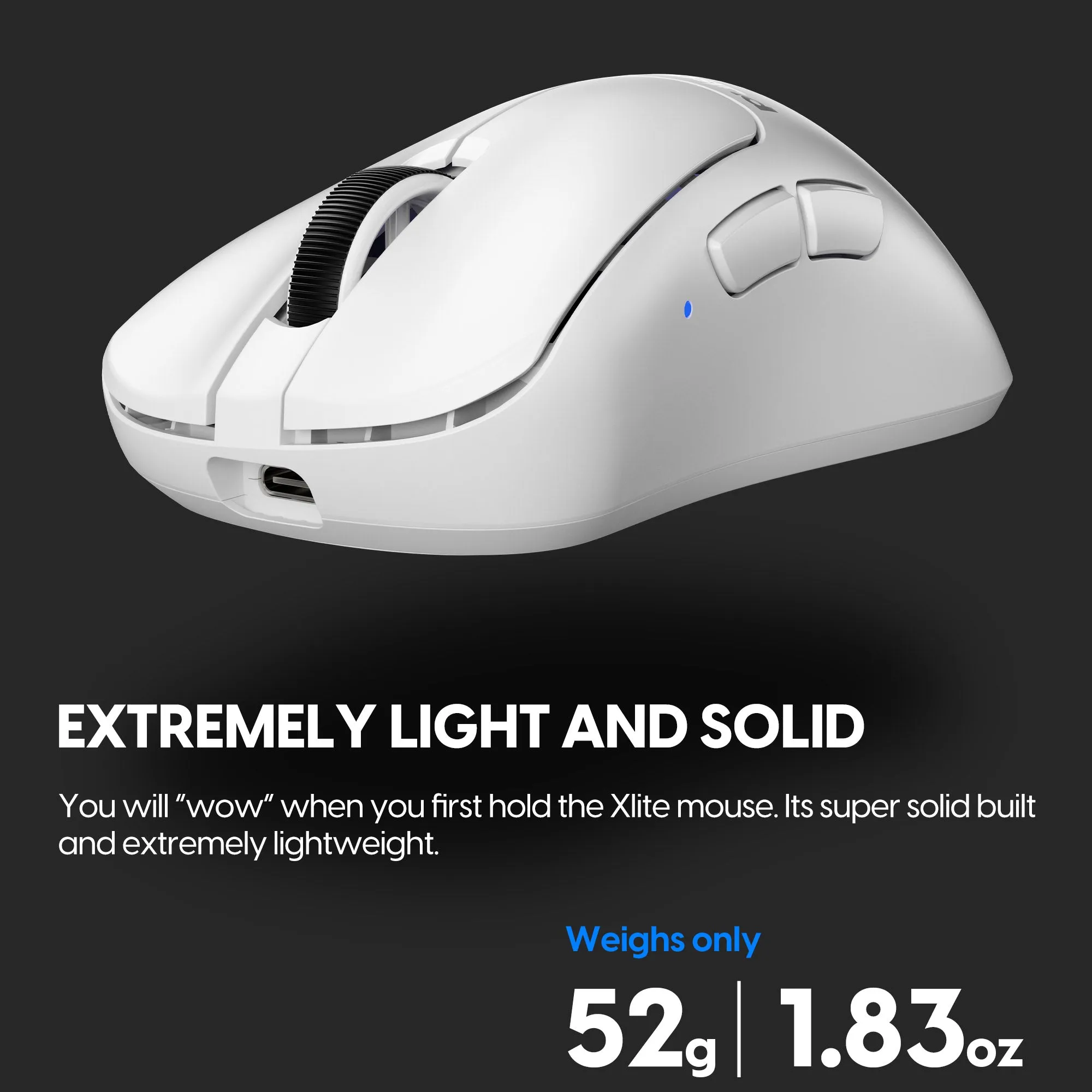 Pulsar Xlite V3 Mini Wireless Gaming Mouse - White