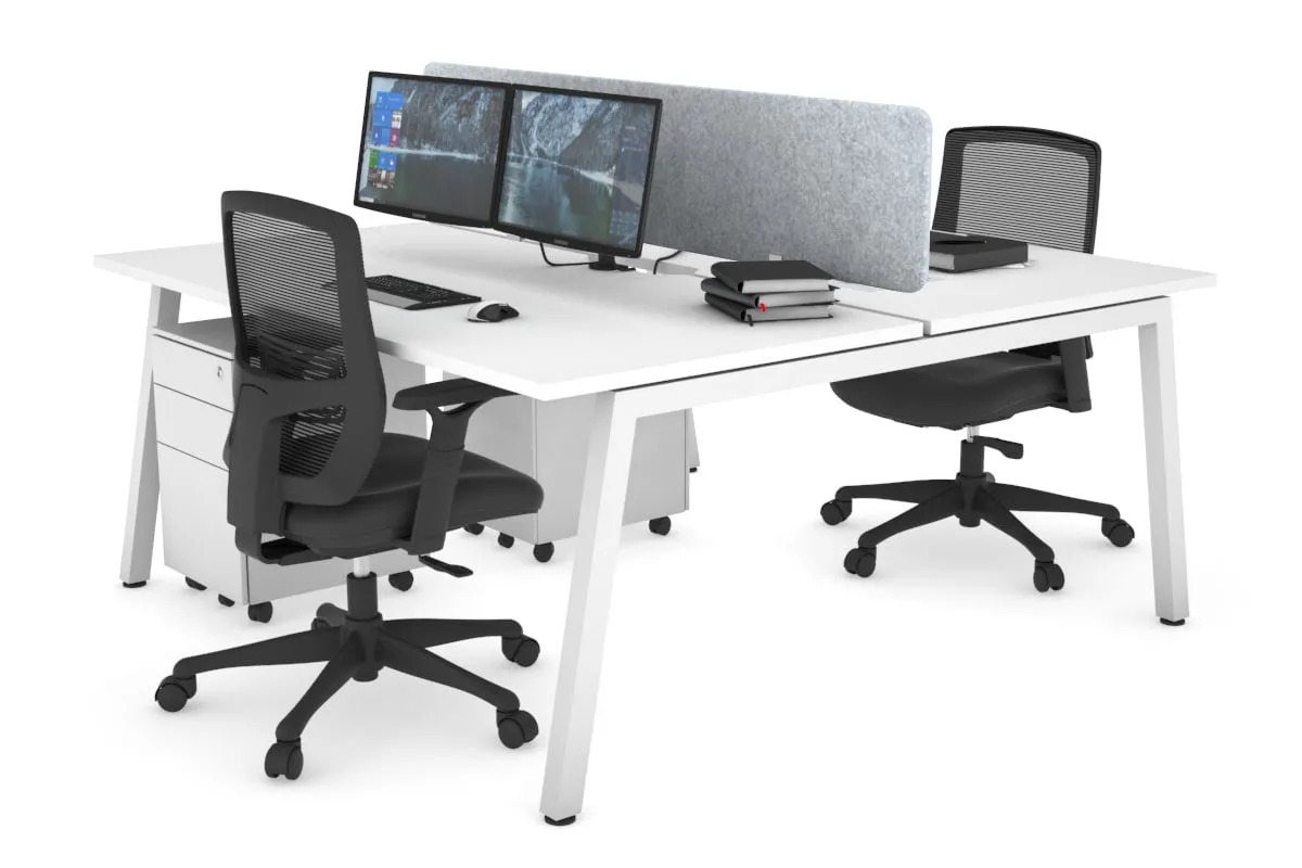 Quadro 2 Person Office Workstation [1600L x 700W]