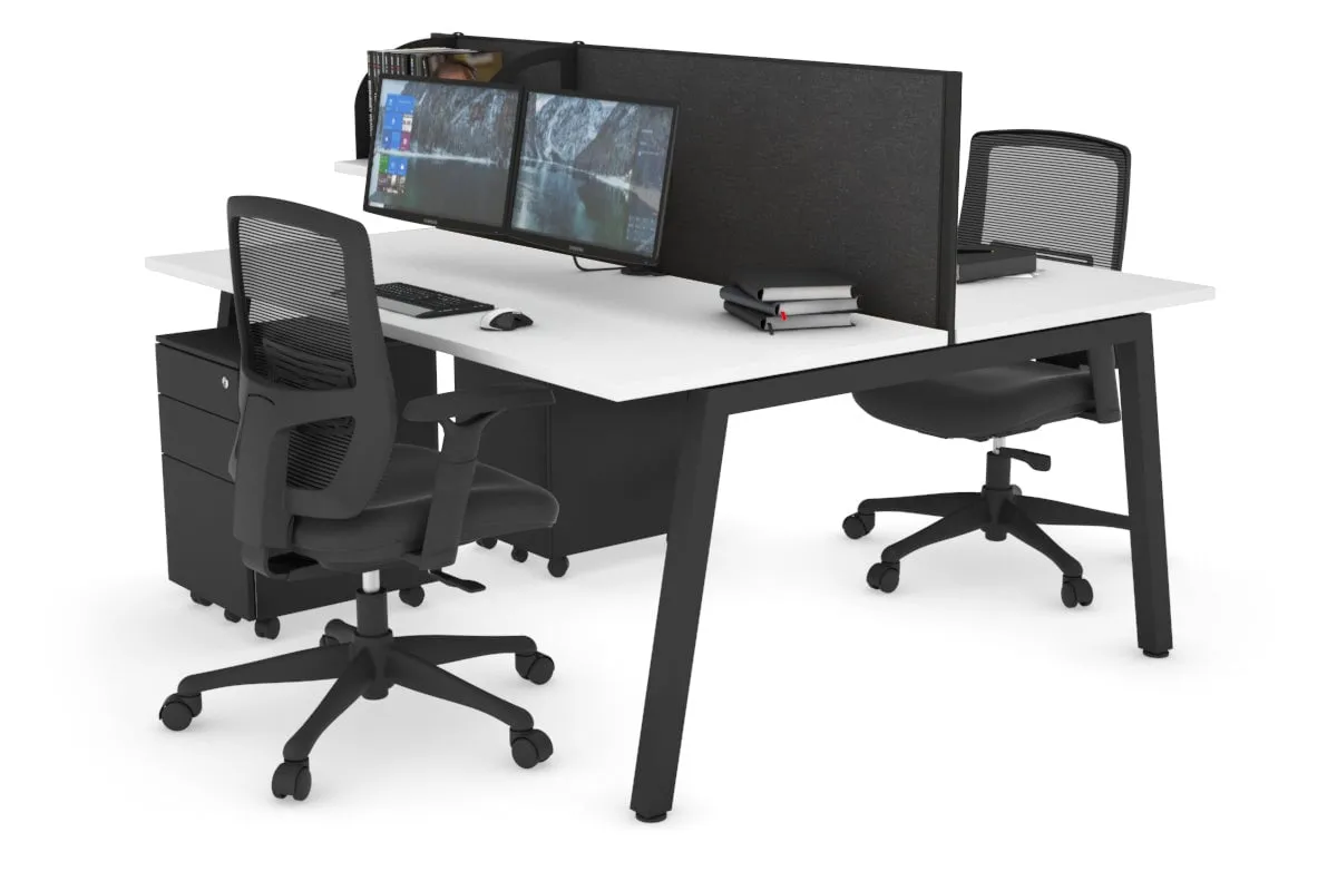 Quadro 2 Person Office Workstation [1600L x 700W]