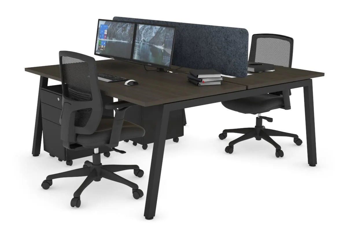 Quadro 2 Person Office Workstation [1600L x 700W]