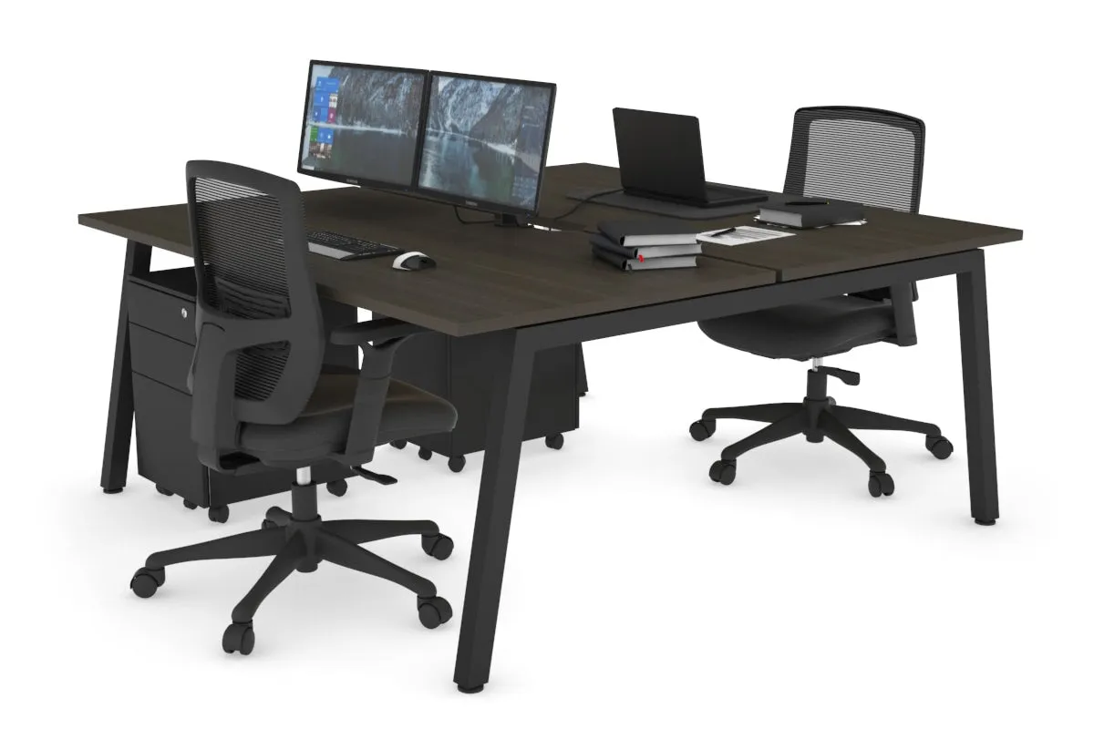 Quadro 2 Person Office Workstation [1600L x 700W]