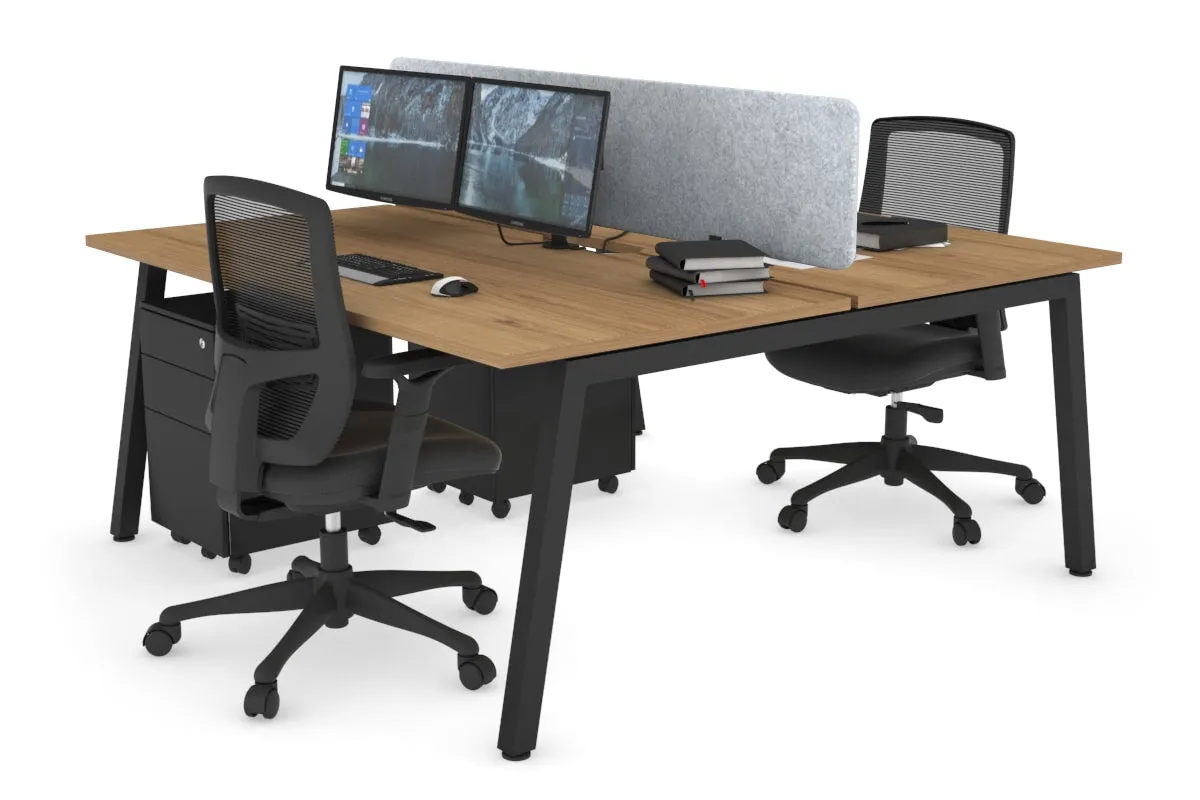 Quadro 2 Person Office Workstation [1600L x 700W]