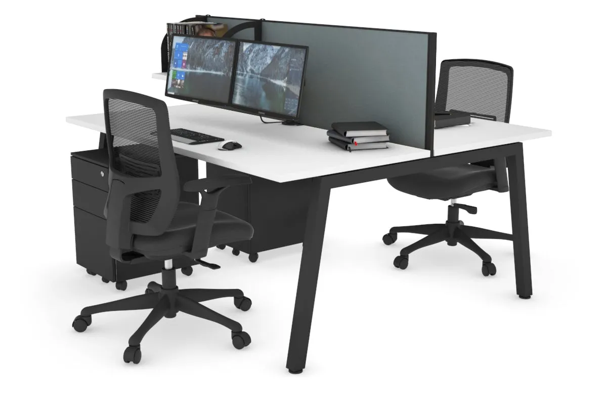 Quadro 2 Person Office Workstation [1600L x 700W]