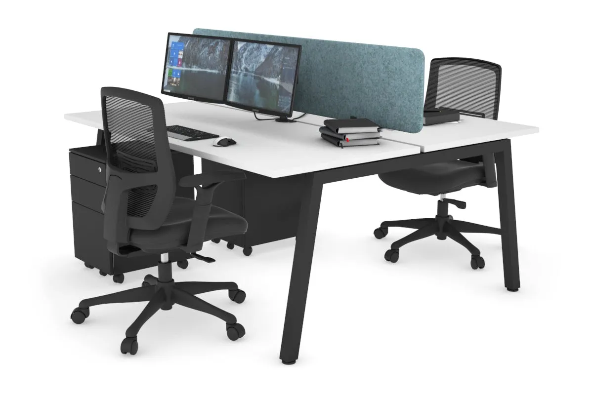 Quadro 2 Person Office Workstation [1600L x 700W]