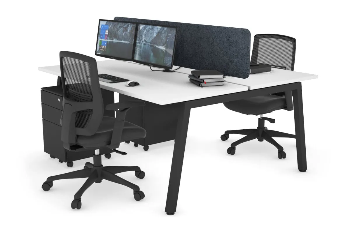 Quadro 2 Person Office Workstation [1600L x 700W]