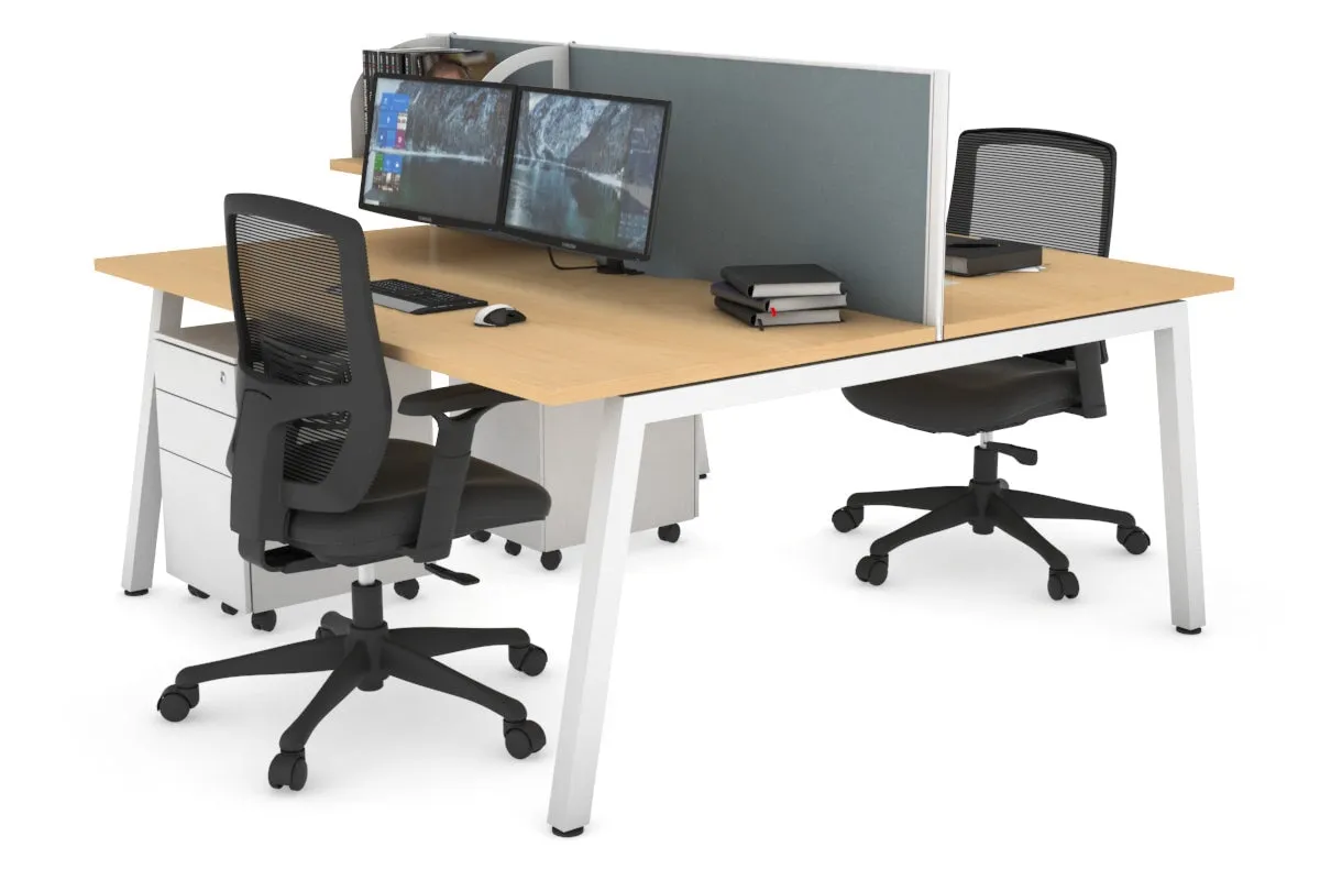 Quadro 2 Person Office Workstation [1600L x 700W]