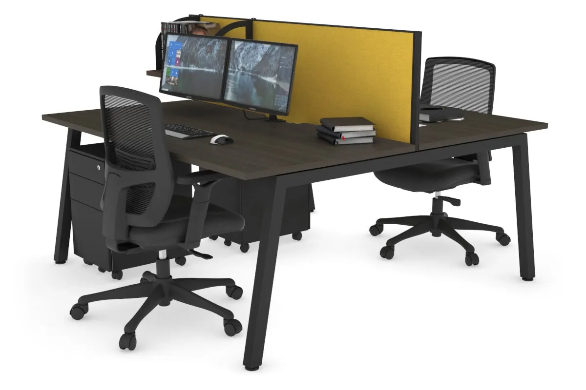 Quadro 2 Person Office Workstation [1600L x 700W]