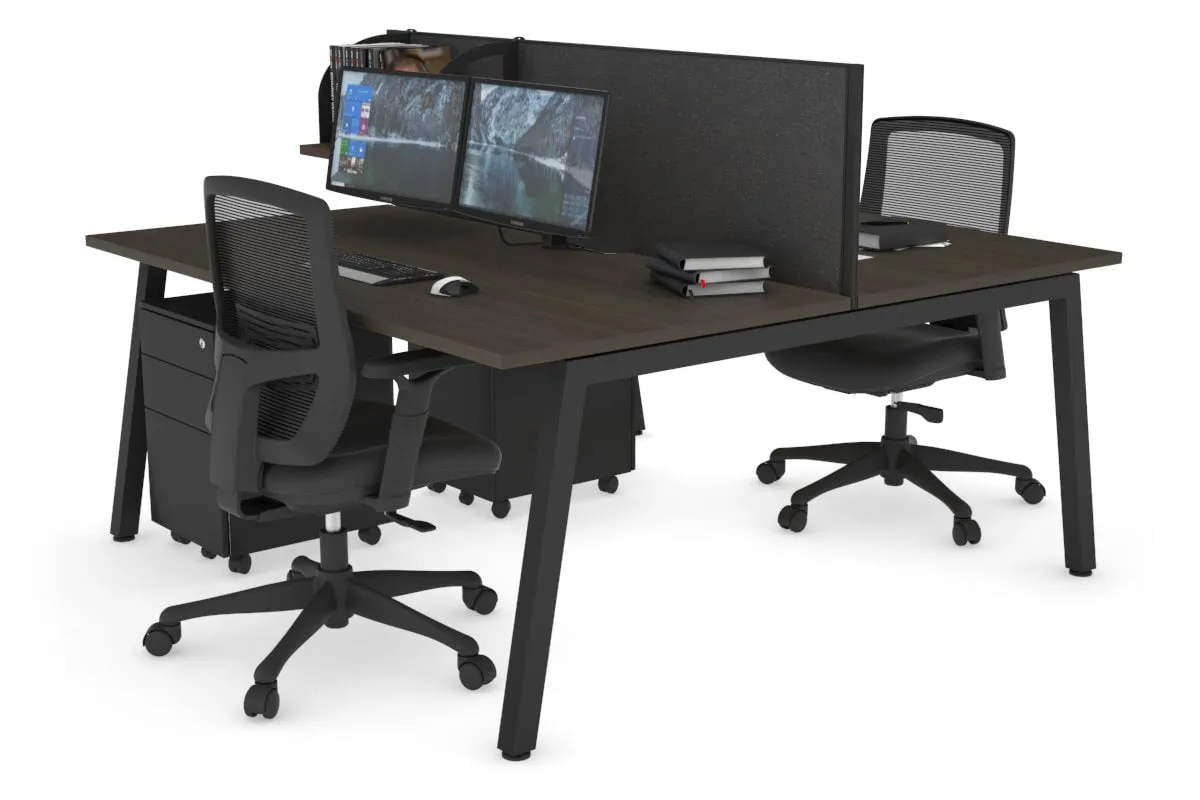 Quadro 2 Person Office Workstation [1600L x 700W]