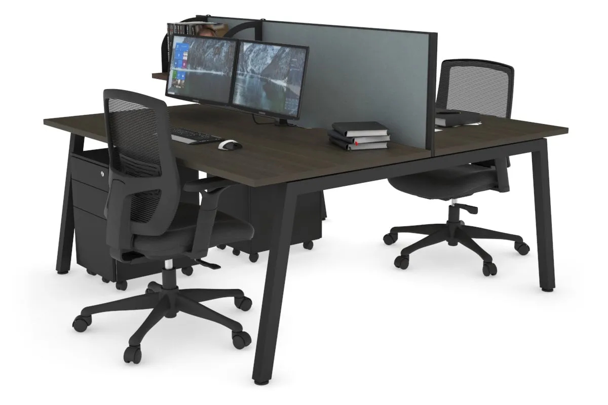 Quadro 2 Person Office Workstation [1600L x 700W]