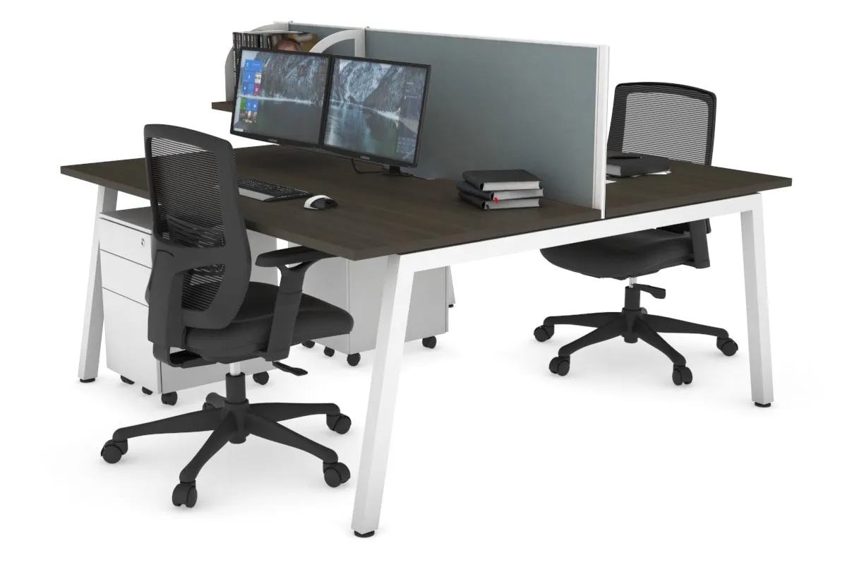 Quadro 2 Person Office Workstation [1600L x 700W]