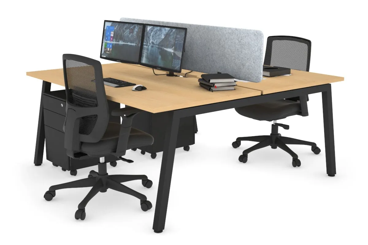 Quadro 2 Person Office Workstation [1600L x 700W]