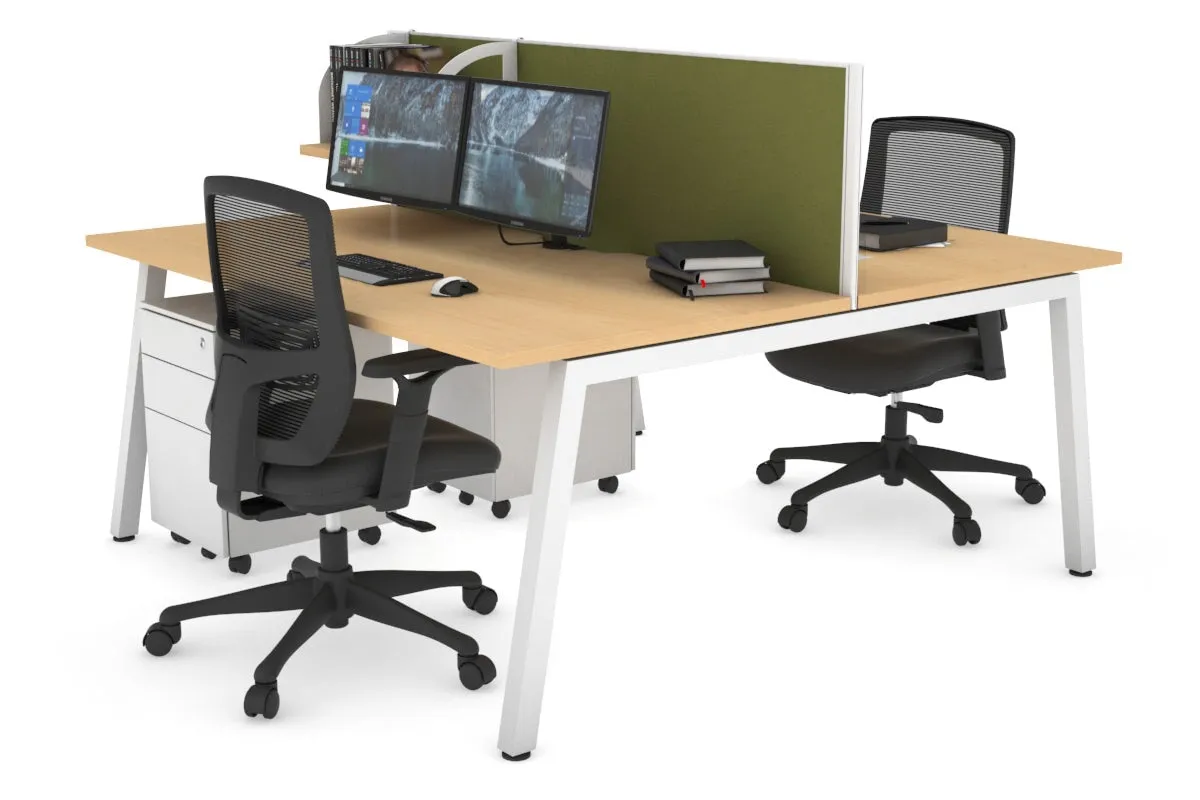 Quadro 2 Person Office Workstation [1600L x 700W]