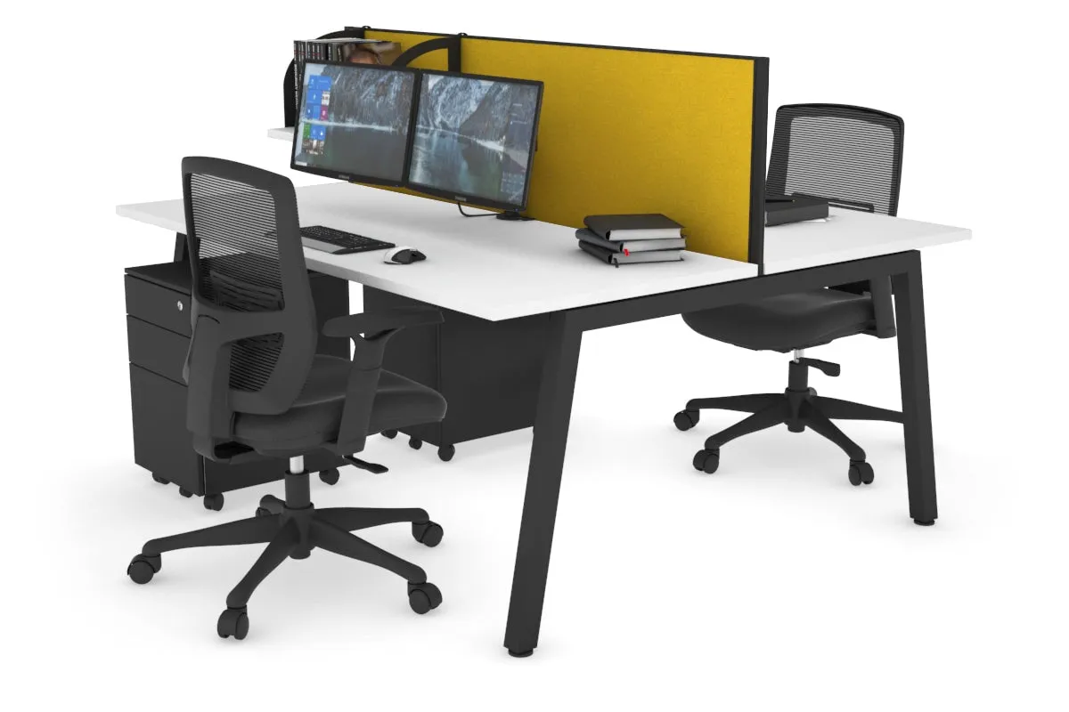 Quadro 2 Person Office Workstation [1600L x 700W]