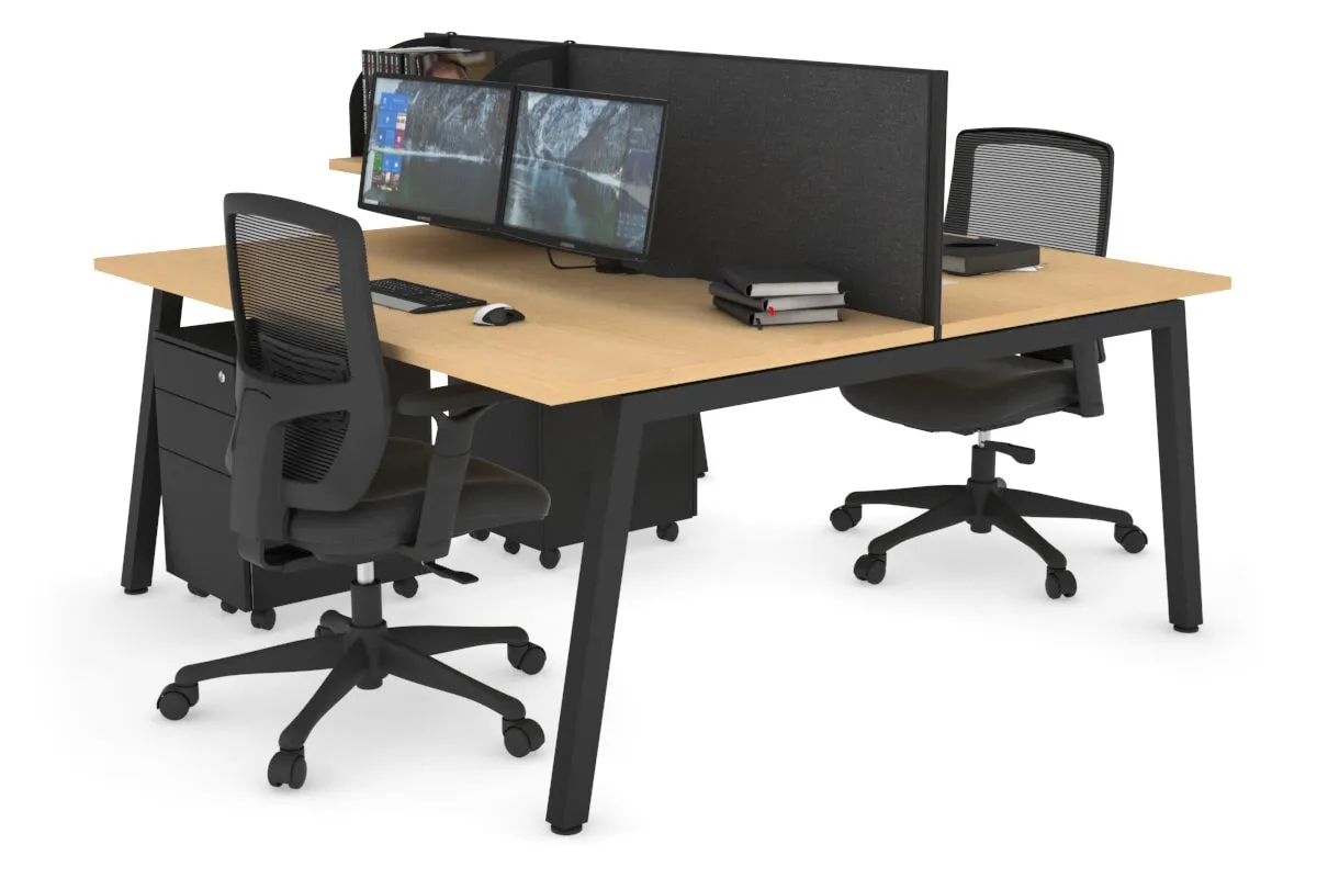 Quadro 2 Person Office Workstation [1600L x 700W]