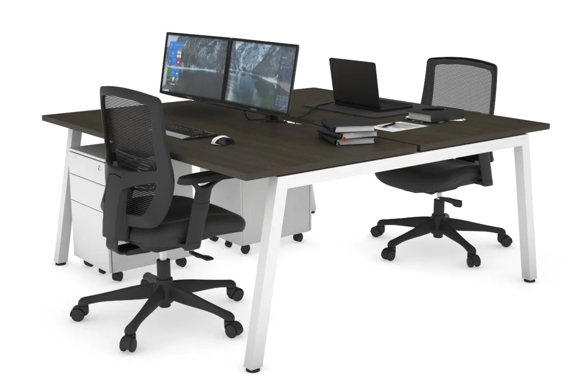 Quadro 2 Person Office Workstation [1600L x 700W]