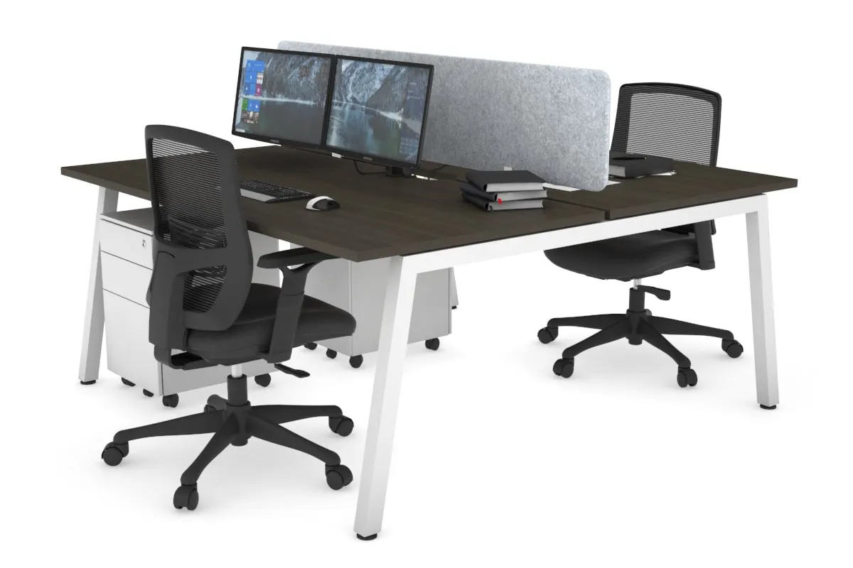 Quadro 2 Person Office Workstation [1600L x 700W]