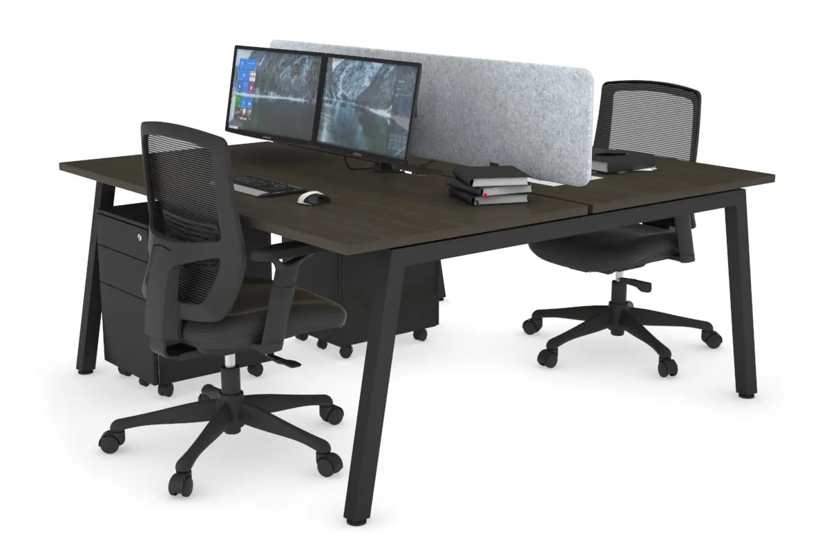 Quadro 2 Person Office Workstation [1600L x 700W]