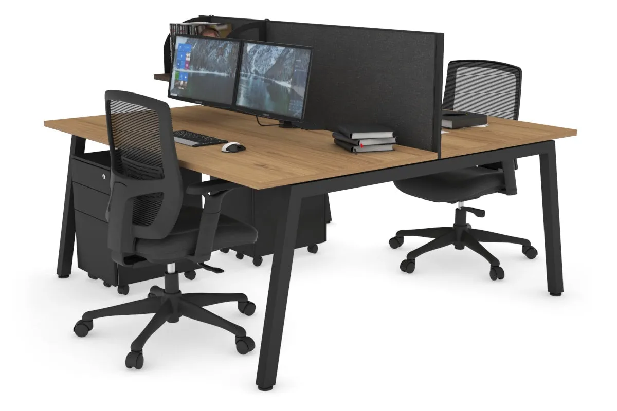 Quadro 2 Person Office Workstation [1600L x 700W]