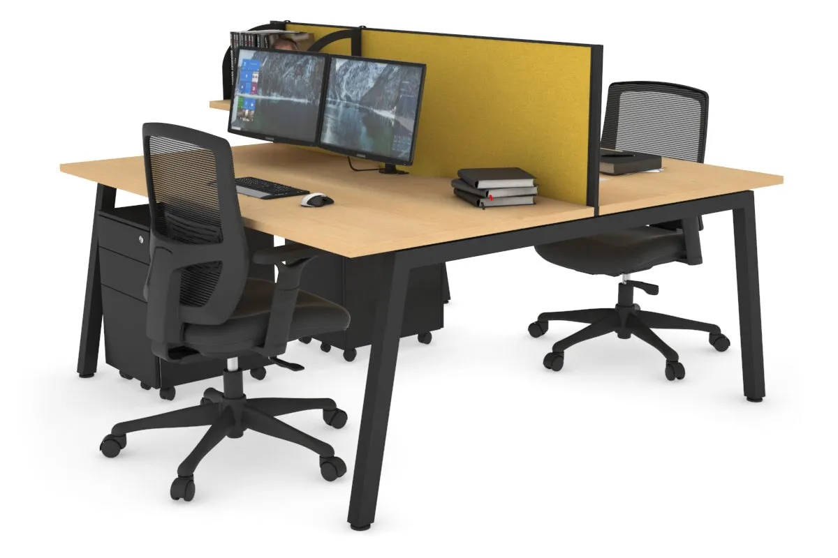 Quadro 2 Person Office Workstation [1600L x 700W]