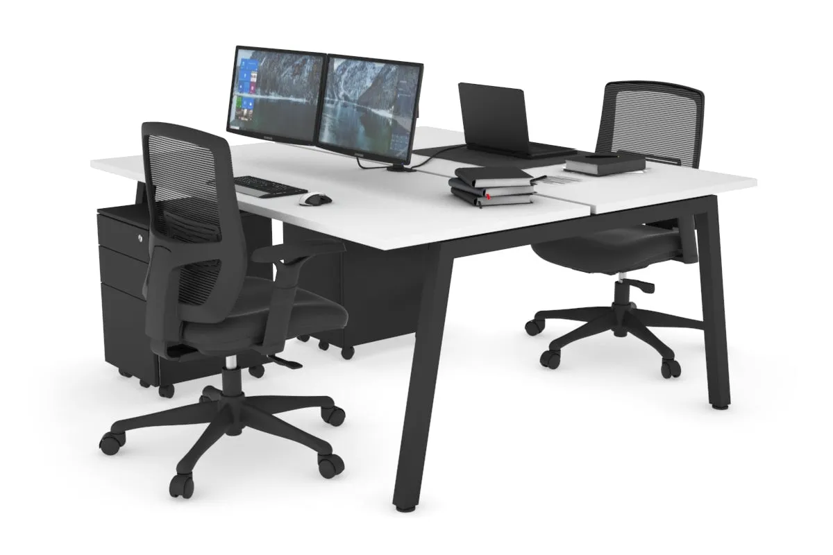 Quadro 2 Person Office Workstation [1600L x 700W]