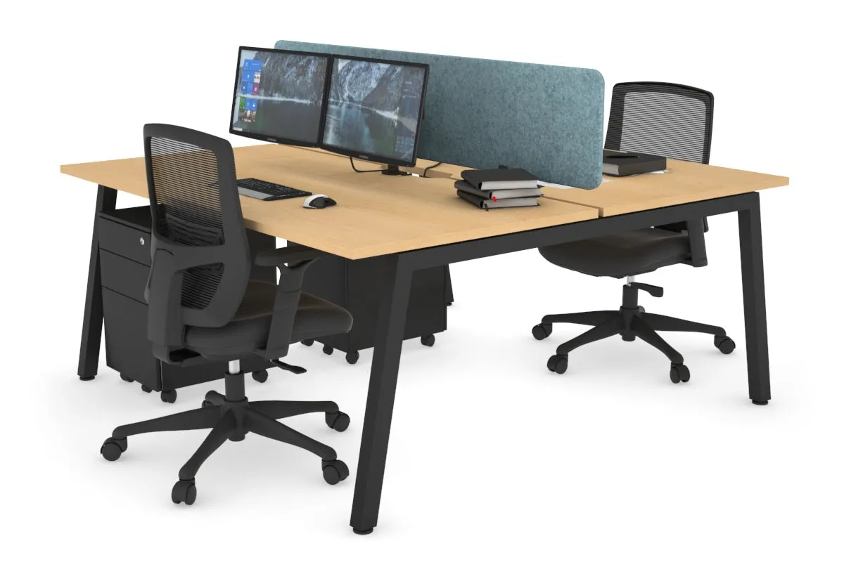 Quadro 2 Person Office Workstation [1600L x 700W]