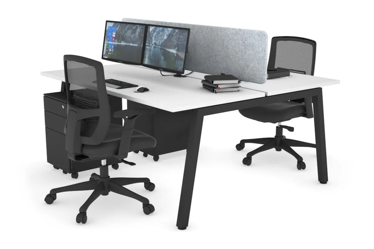 Quadro 2 Person Office Workstation [1600L x 700W]