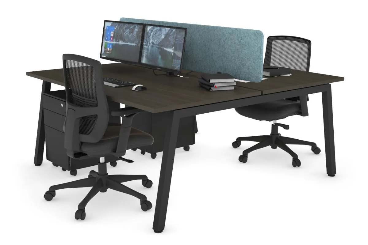 Quadro 2 Person Office Workstation [1600L x 700W]