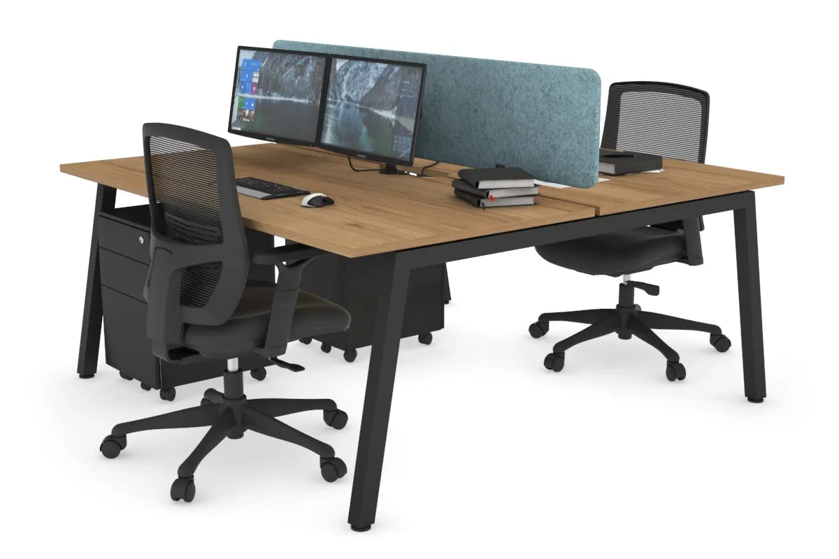 Quadro 2 Person Office Workstation [1600L x 700W]